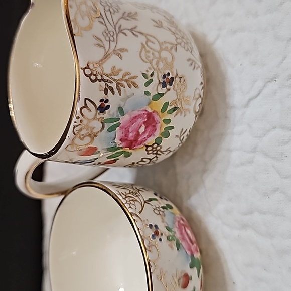 Old Foley Bone China Cup & Creamer Embassy # 3086 - Picture 2 of 4